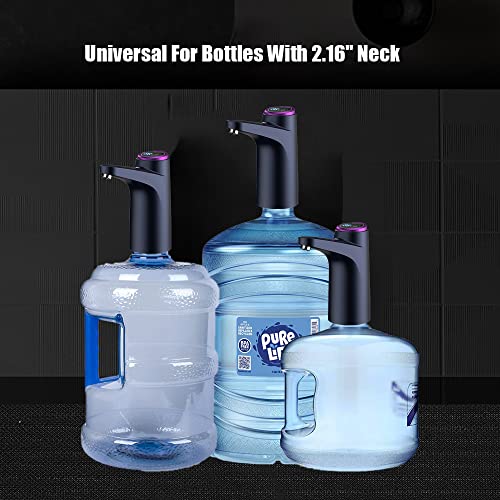 Golden Deer 5-Gallon Water Bottle Dispenser - Portable USB Rechargeable Water Pump for 2.5, 3, 4 & 5 Gallon Bottles