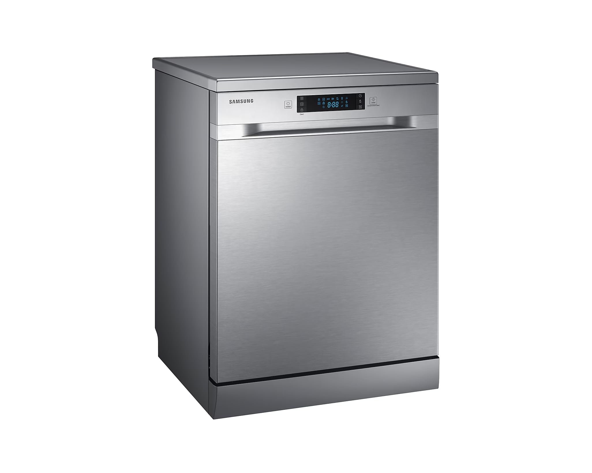 Samsung Dishwasher 14 Place Settings with Digital Display, 1800W, DW60M5070FS – Silver