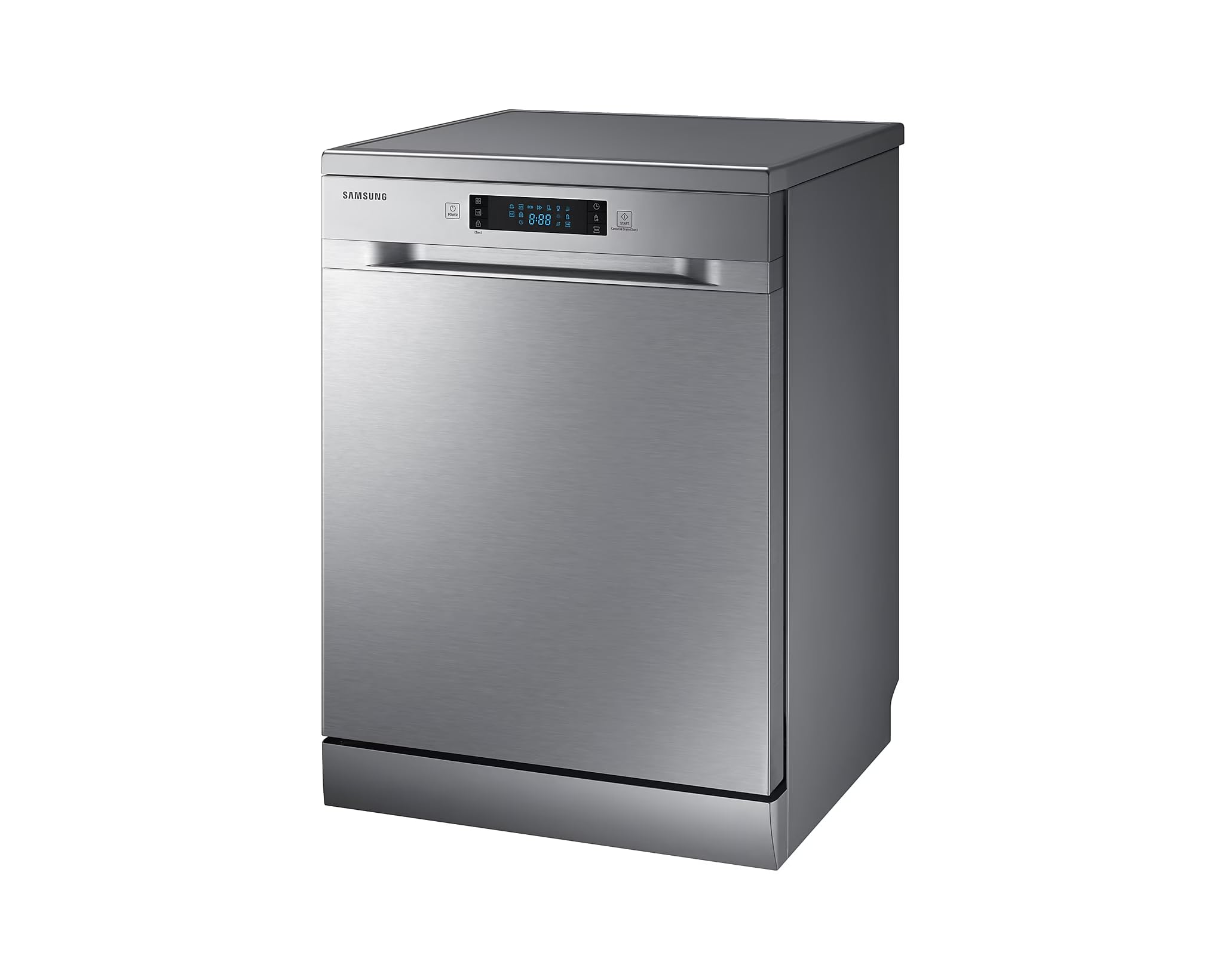 Samsung Dishwasher 14 Place Settings with Digital Display, 1800W, DW60M5070FS – Silver