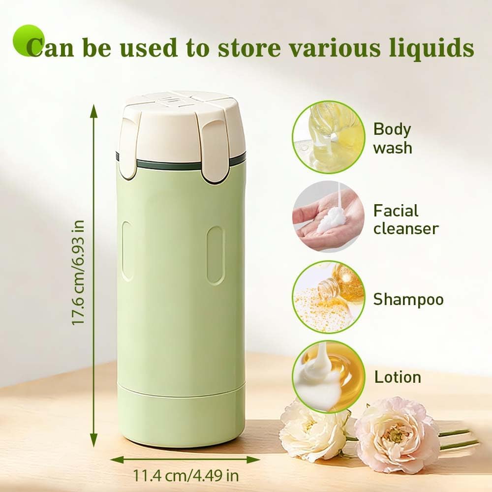 4 in 1 Travel Dispenser Bottle, Leak-Proof Travel Bottles for Toiletries & Serums, TSA Approved Refillable Travel Kit, Pump Containers, Luggage & Travel Accessories, 30ml(3 x 4 Bottle)
