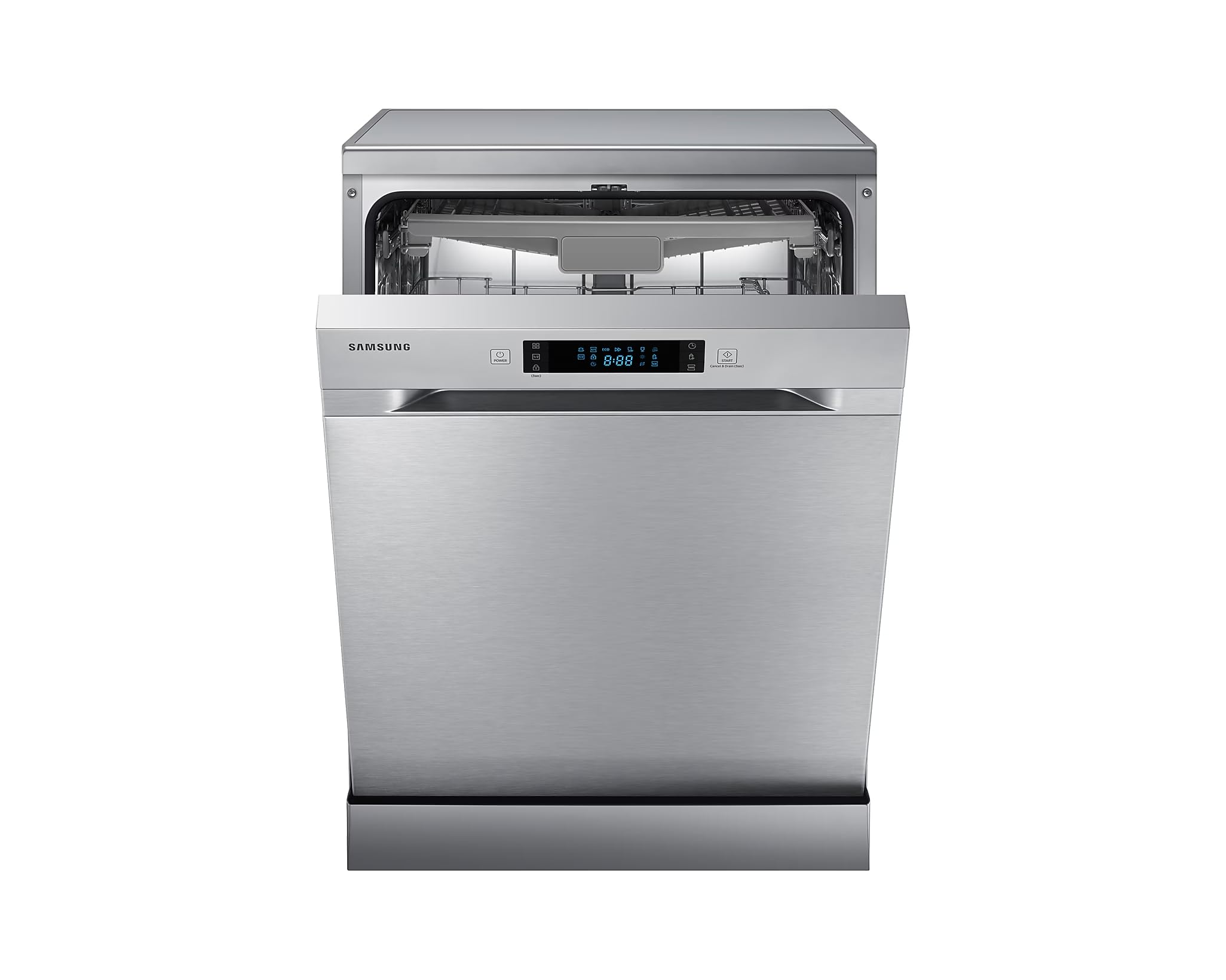 Samsung Dishwasher 14 Place Settings with Digital Display, 1800W, DW60M5070FS – Silver