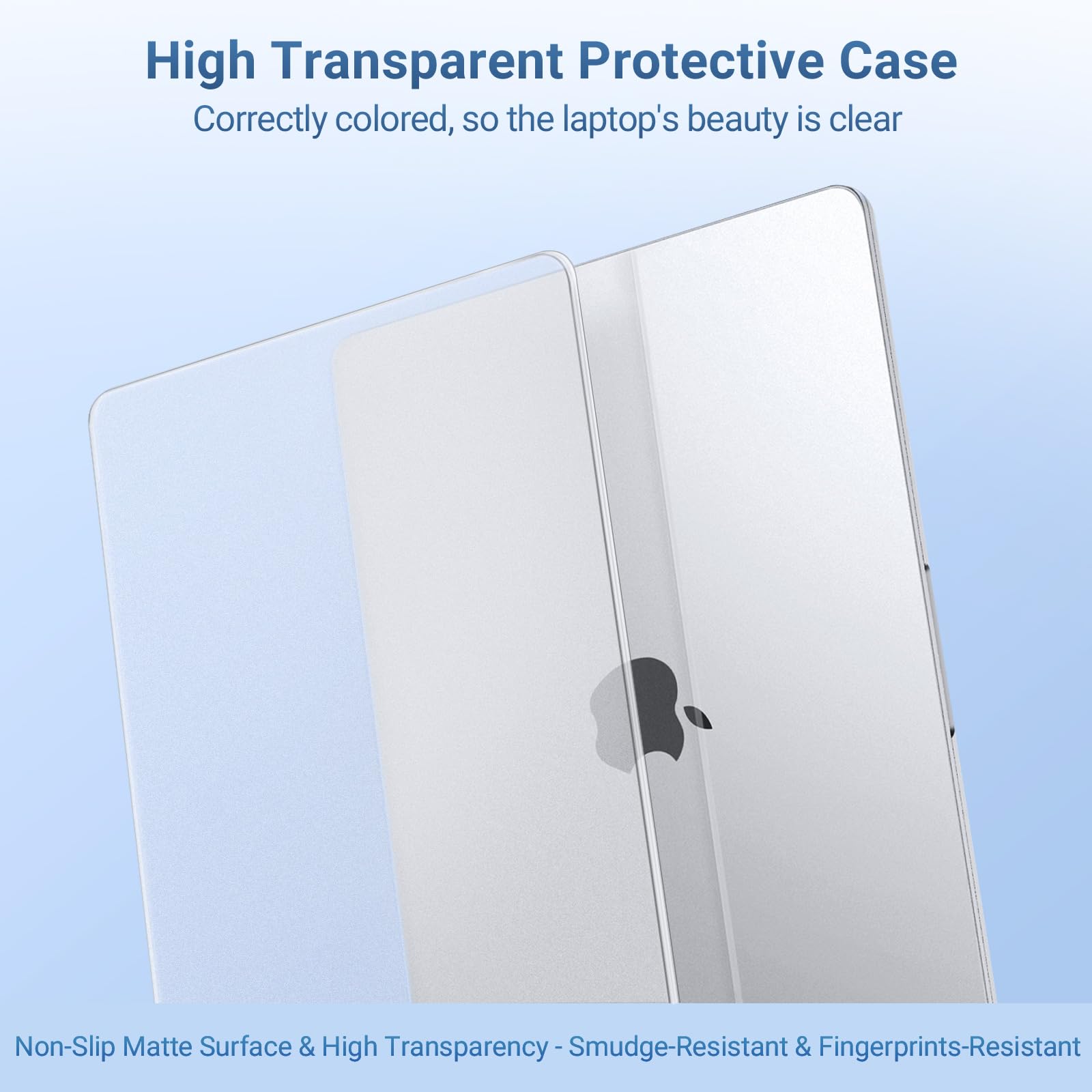 MOSISO Matte Case Compatible with MacBook Neo 13 inch 2026 Release Model A3404, Seamlessly Closes&Fingerprints-Resistant Protective Hard Shell Cover for Work Travel Study Daily Use, Frosted Clear