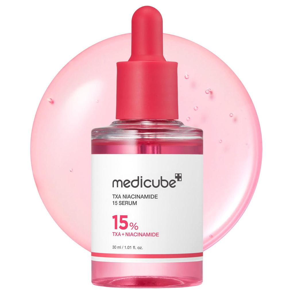 Medicube TXA + Niacinamide 15% Glow Face Serum – Post-Blemish Care, Korean Skincare, Uneven Tone, Texture & Hydration, 5% Tranexamic Acid