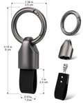 Whtawtaw Car Key Chain Clip - Small FOB Key Accessory with Metal Zinc Alloy Key Ring & Clasp