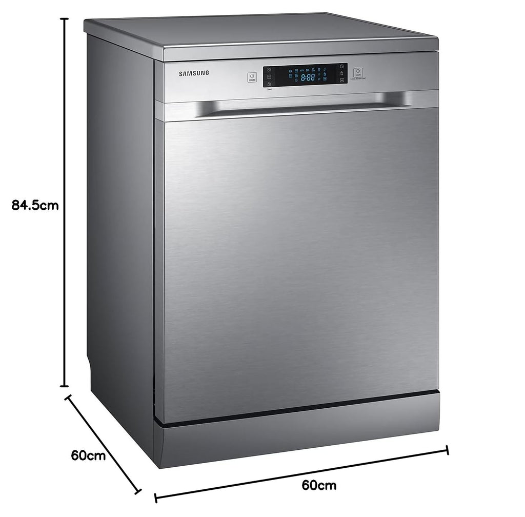 Samsung Dishwasher 14 Place Settings with Digital Display, 1800W, DW60M5070FS – Silver
