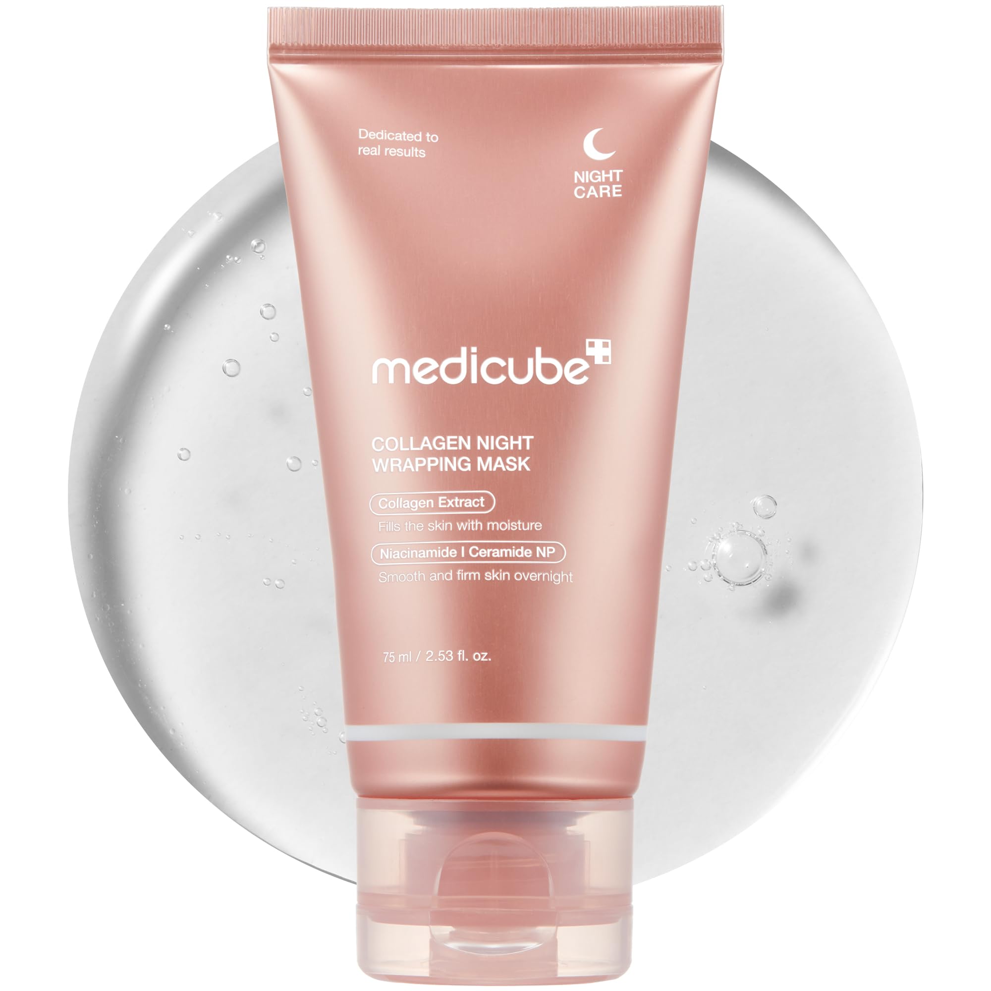 Medicube Collagen Overnight Face Mask – Elasticity & Hydration Care, Reduces Sagging & Dullness, Korean Skincare 2.53 fl oz