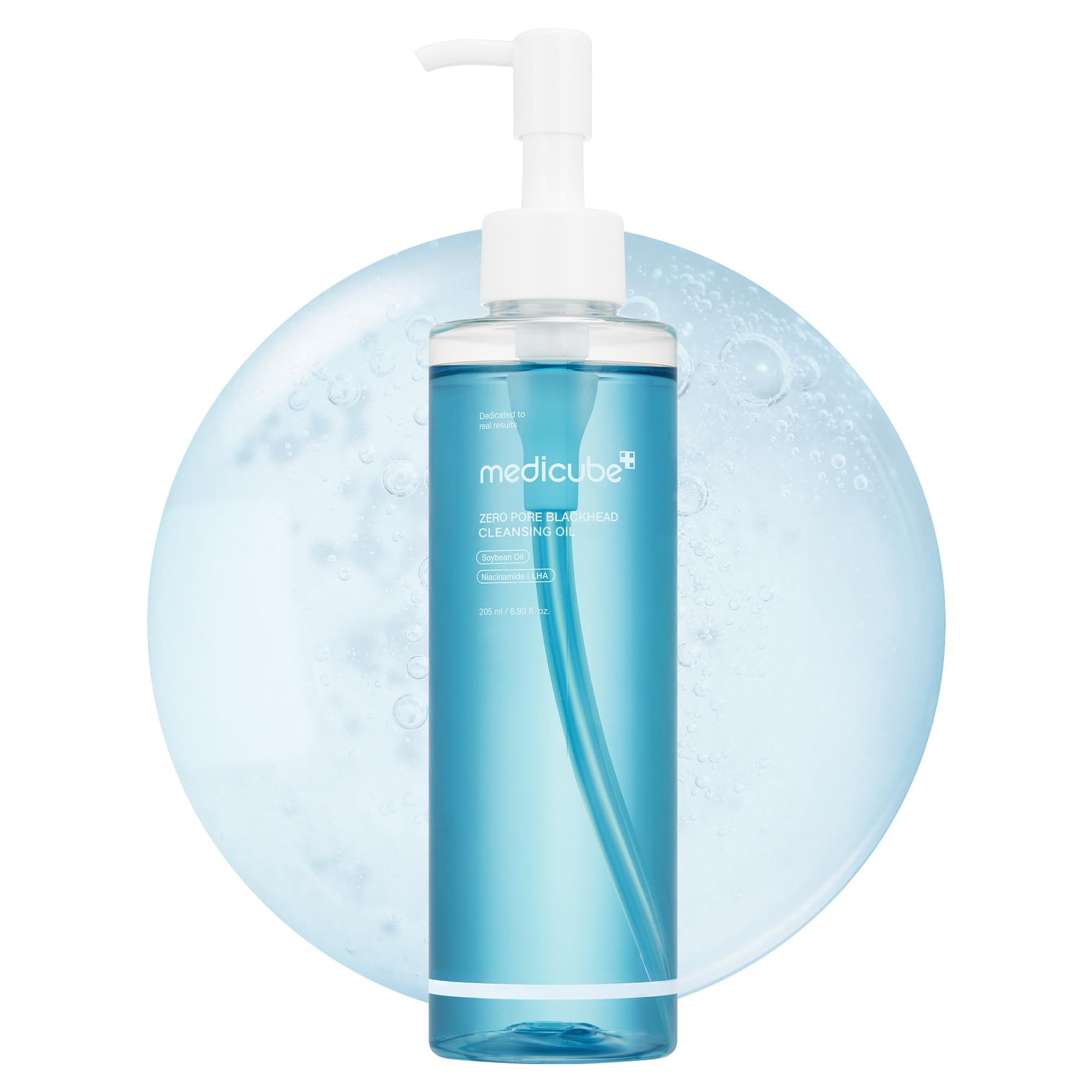 Medicube Zero Pore Blackhead Cleansing Oil – Makeup Remover for All Skin Types, Daily Moisturizing Low-Irritation Face Cleanser, Korean Skincare 205ml