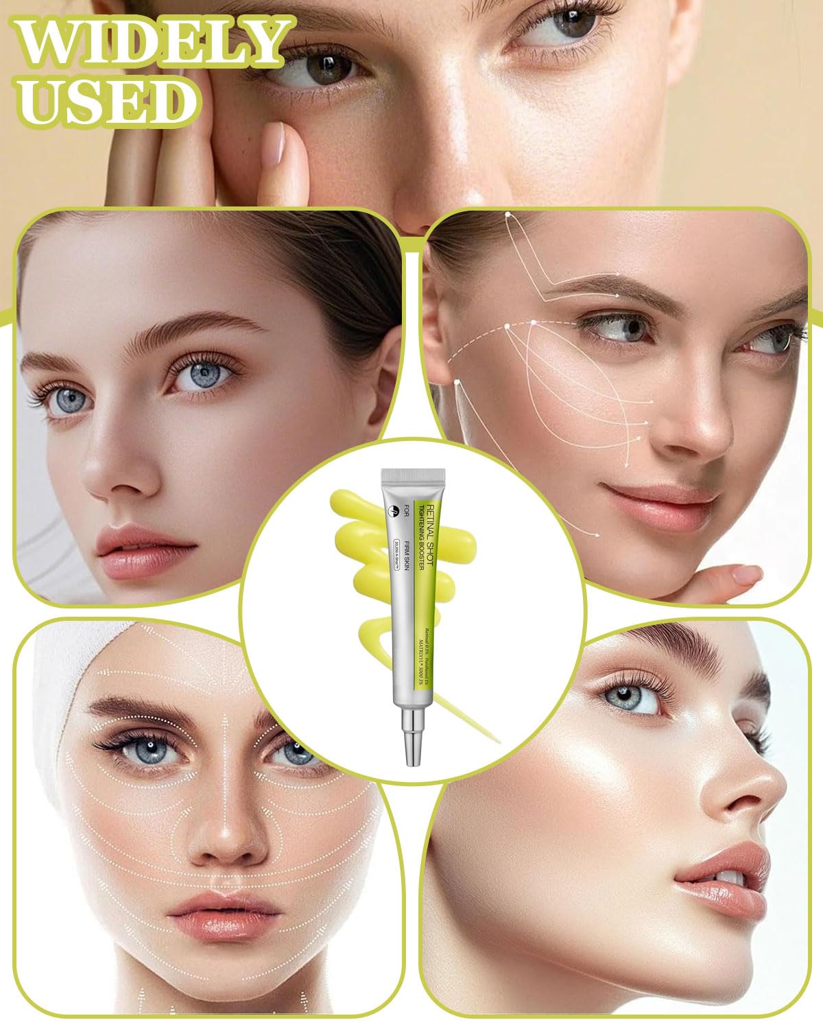 Retinol Firming Concentrate with Moisture Against Wrinkles & Fine Lines, Mild Face Care for All Skin Types, Retinal Moisturising Cream 15 ml