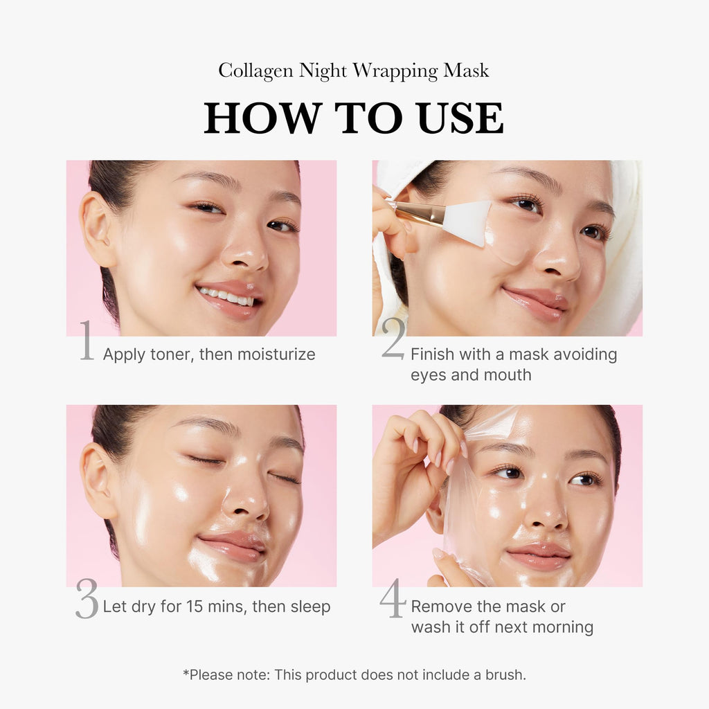 Medicube Collagen Overnight Face Mask – Elasticity & Hydration Care, Reduces Sagging & Dullness, Korean Skincare 2.53 fl oz