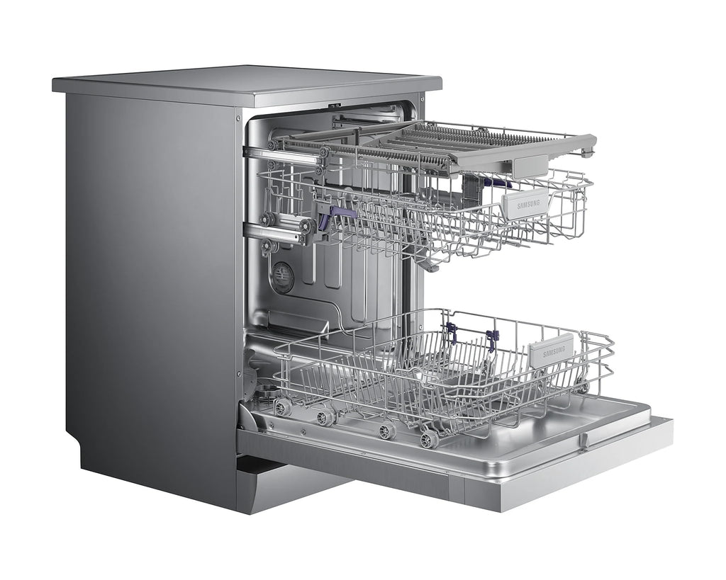 Samsung Dishwasher 14 Place Settings with Digital Display, 1800W, DW60M5070FS – Silver