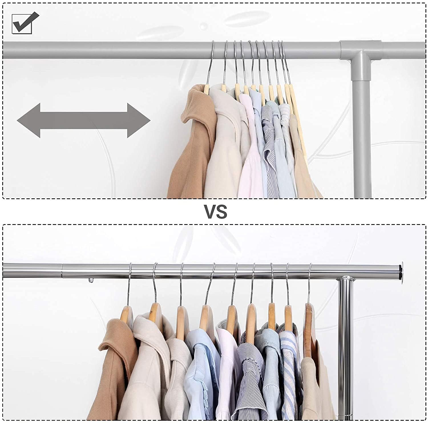 Red Dot® Gift 10-Pack Non-Slip Velvet Hangers – Beige, 42cm, 360° Swivel Hook, Slim & Durable for Coats & Trousers