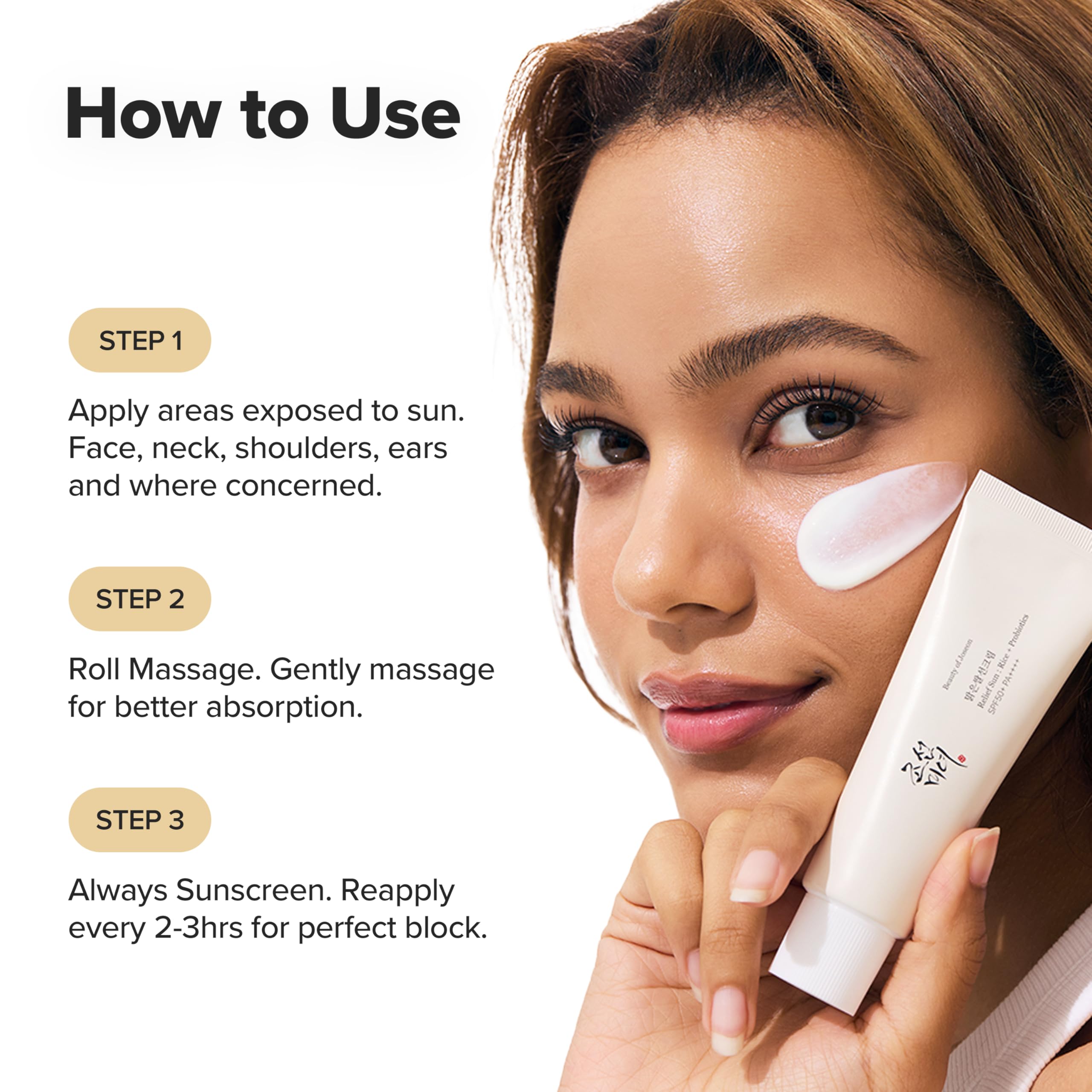 Beauty of Joseon Relief Sun Rice Probiotics SPF 50+ PA++++ Korean Sunscreen sunblock for Face Daily Sunscreen for Men Women Skincare 50ml